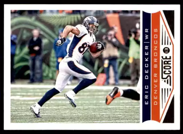 2013 Score Eric Decker Denver Broncos #63