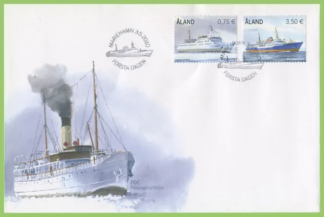 Aland 2010 Ferries set First Day Cover