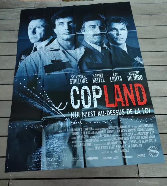 Ancienne Grande Affiche De Cinéma Copland 157 X 114,5 Cm