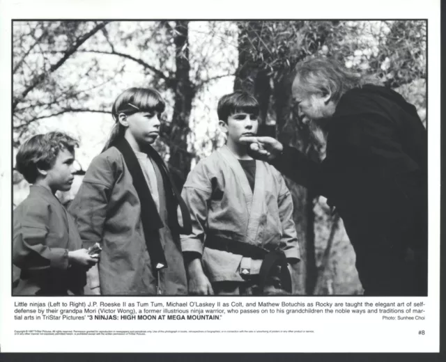 3 Ninjas: High Noon at Mega Mountain (1998) 8x10 Black & white movie photo #8
