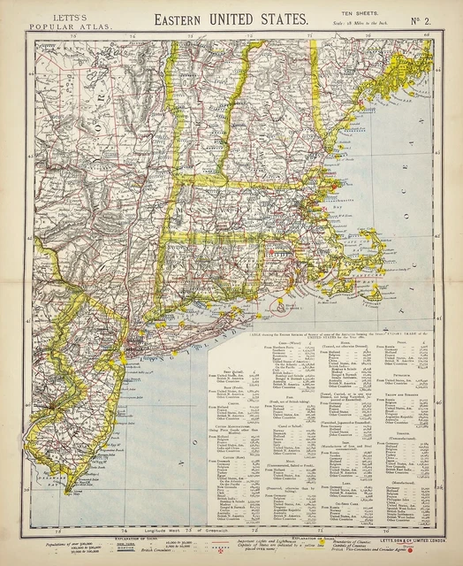 ANTIQUE MAP OF America Map of - Antique Map Of America Map Of United.webp