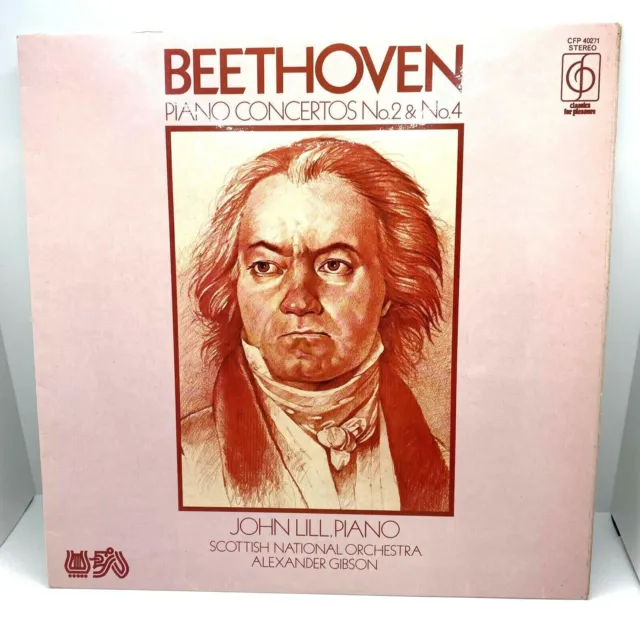 Vinyl Scottish Orchestra Beethoven Concertos No 2 & No 4 Album 1977