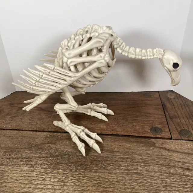 "Crazy Bones"Skeleton Vulture Creepy Home Halloween Decoration Weather Resistant