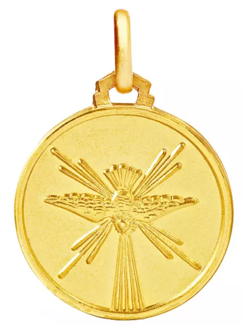 Heiliger Geist - Medaille 585 Gold 14 Karat 10 - 21 mm NEU holy spirit