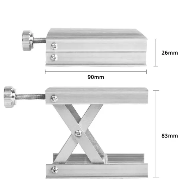 Lifting Platform Plastic Router Spirit Stand Table 30-90mm/1.18-3.54in