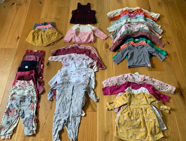 12-18 Months Girls Baby Clothes, Job Lot Bundle 2 *45+ Items* (Next, Mothercare)