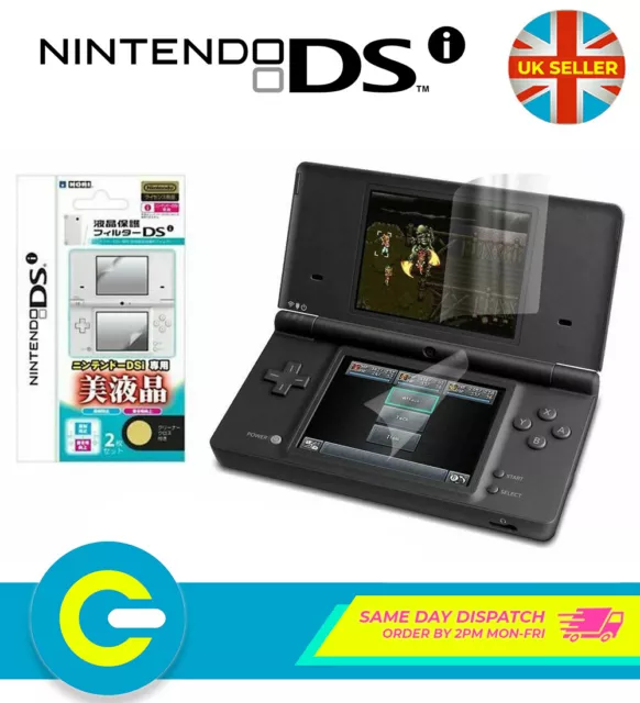 Clear Plastic Film Guard Screen Protector Set for Nintendo DSi