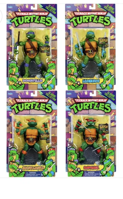 Teenage Mutant Ninja Turtles: Classic 4 Turtles 4-Pack Figure Bundle by  Playmates Toys
