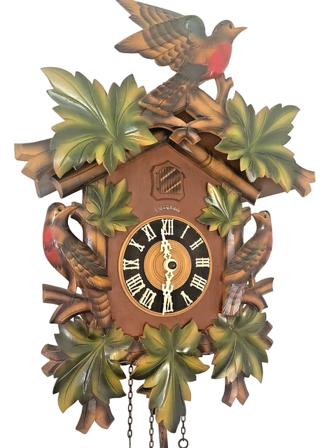 thumbnail image 2 of Regula 25 Cuckoo Clock Movement - Black Forest 1 Day Mechanical, 19.1cm Pendulum + Chains 2 of 4