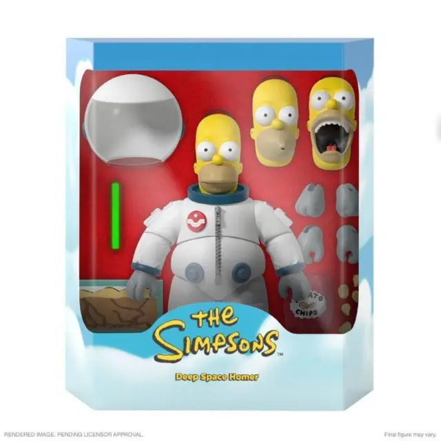 THE SIMPSONS: Ultimates Action Figure Deep Space HOMER 18 cm by SUPER7