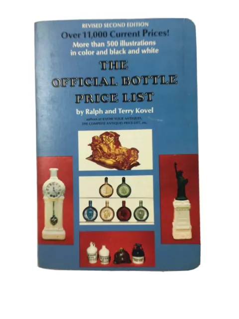 The Official Bottle Price List 1973 Reference Kovel 500+ Pictures Guide
