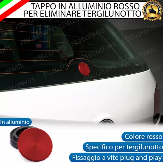 Tappo Elimina Tergicristallo Posteriore Per Volkswagen Passat B8 Alluminio Rosso