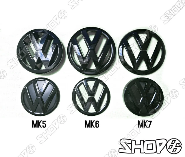 VOLKSWAGEN GOLF GLOSS Black Emblems/Badges MK5/MK6/MK7 £27.99 PicClick UK