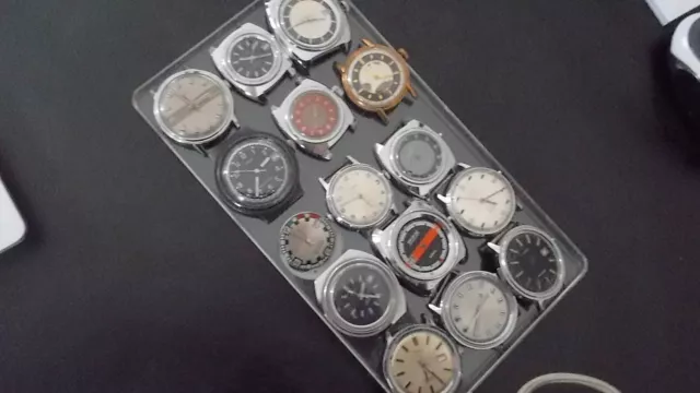 Bastler Uhrmacher 14 Timex Uhren reparieren Konvolut