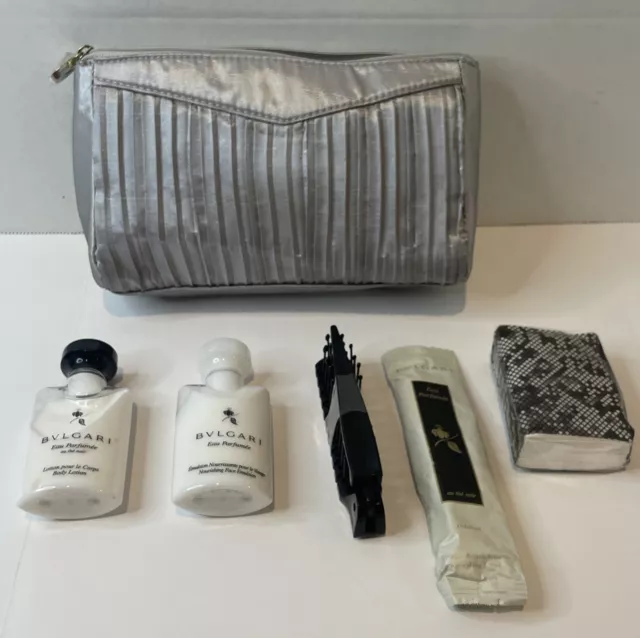 BVLGARI Travel Wash Bag  1st Class Emirates Amenity Kit