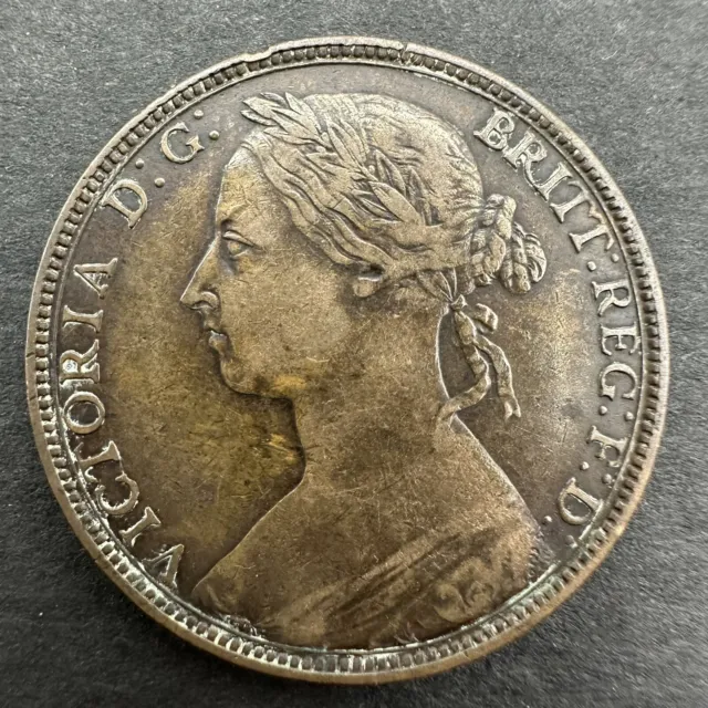 Uk British Britain Penny 1884 GB ( Sc79/17)