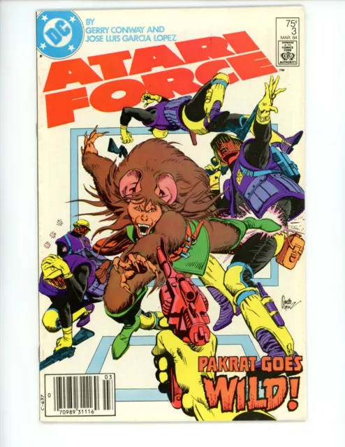 Atari Force #3 Comic Book 1984 FN/VF DC Comics Collectible Newsstand