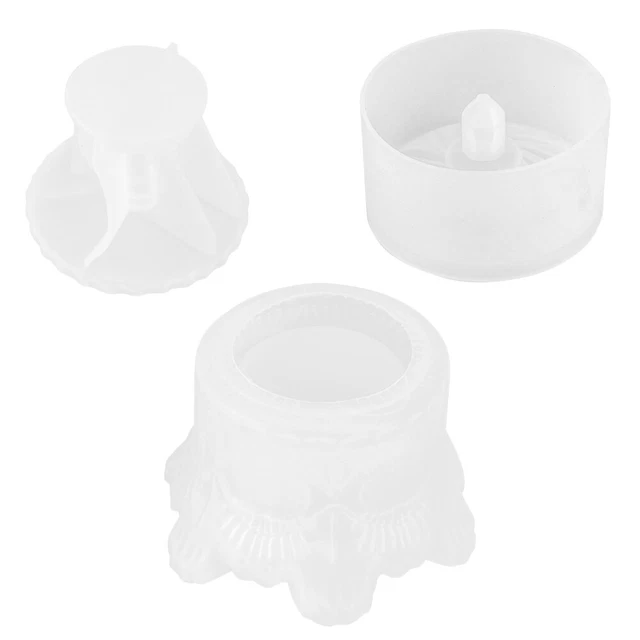 Lot De 2 Moules À Bijoux En Résine Époxy Et Silicone En Forme