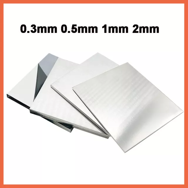 Aluminium Sheet Metal Plate 0.3mm 0.5mm 1mm 2mm Thickness Various Size Available