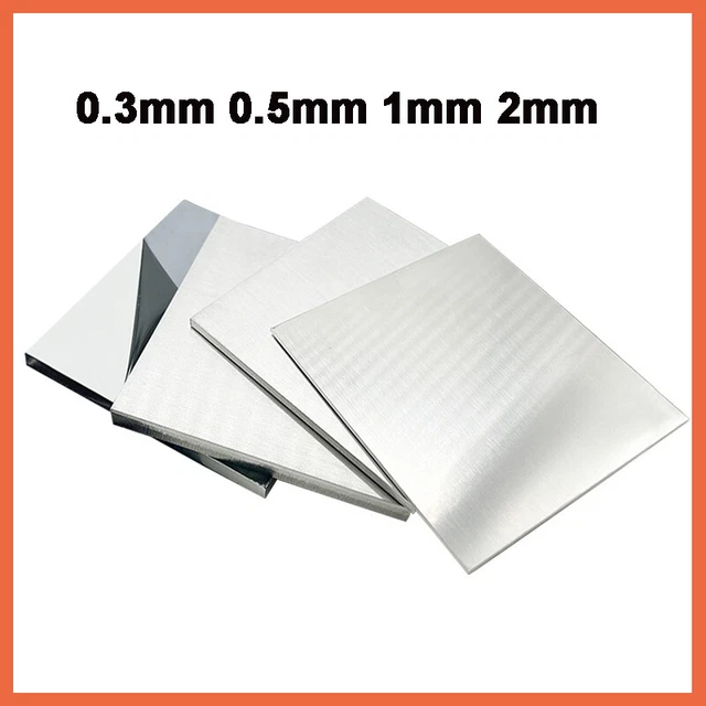 Aluminium Sheet Metal Plate 0.3mm 0.5mm 1mm 2mm Thickness Various Size Available