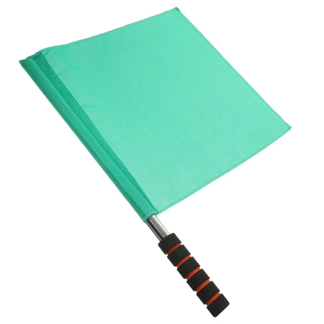 Voluxe Drapeau d'arbitre de Football, matériaux de Haute qualité Drapeau de Juge de Ligne Facile et Pratique Durable pour Amateur pour Les Amateurs de Plein air