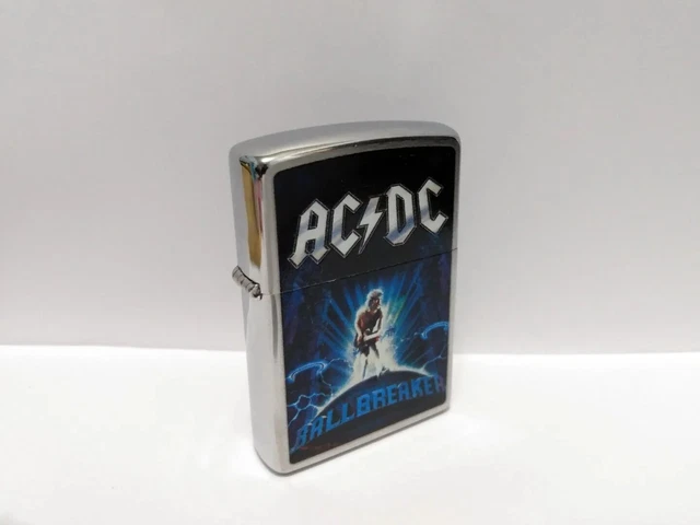 Zippo 2010 ACDC Ball Breaker Case No Insert No Box Read 3