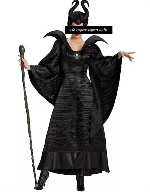 MALEFICA VESTITO CARNEVALE Donna Dress up Maleficent Woman Costume