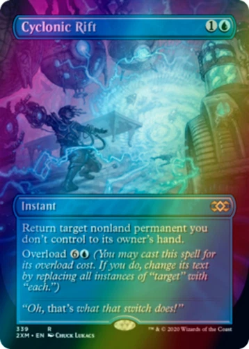 MTG Magic Foil Cyclonic Rift Borderless NM Unplayed Double Masters
