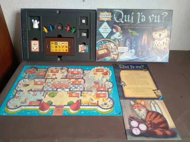 Jeu de Société Qui l'a vu?Ravensburger COMPLET Parfait État Livraison Offerte !!