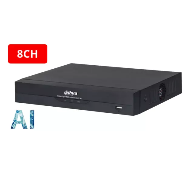 Dahua Smart 8Ch NVR DHI-NVR4108HS-8P-AI/ANZ Ultra 4K up to 16 Megapixel