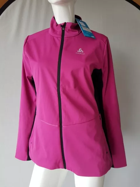 ODLO Damen Laufjacke Damen fuchsia schwarz Gr.M****NEU