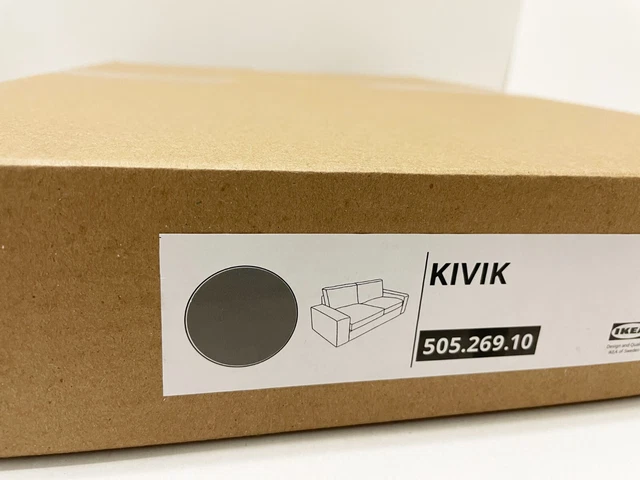 IKEA KIVIK 2-Seat Loveseat Cover – Skiftebo Dark Gray – 804.650.81 – 100% Polyester – NEW