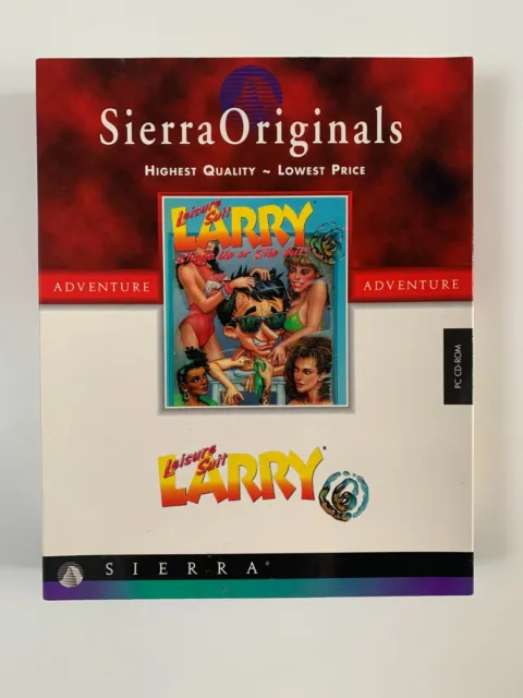 LEISURE SUIT LARRY 6 : SHAPE UP OR SLIP OUT! - PC CD-ROM Big Box Adventure Game