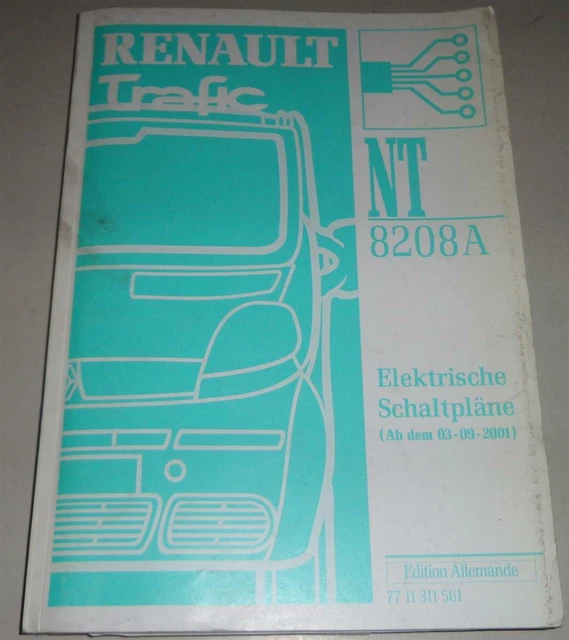 Schémas électriques Renault Vel Satis 2001-2002 - Manuel NT8176 - Occasion