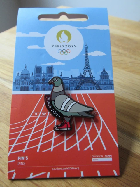 Badge Bomb 'Permanently Exhausted Pigeon' Enamel Pin By Gemma Correll - 1 Inch, Butterfly Clasp - View #4