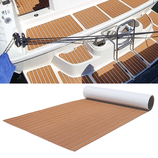 6MM EVA FOAM Teak Sheet Mat SelfAdhesive Marine Flooring Yacht Boat