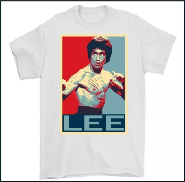 Martial Arts T-SHIRT Mens Enter The Dragon MMA UFC Gym Top Hope Poster