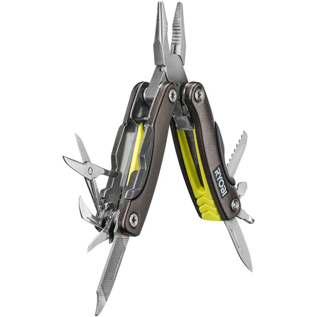 RYOBI RMT14 Outil Multifonction Compact 14-en-1 - Acier Inoxydable, Poignée Alu - Avec étui