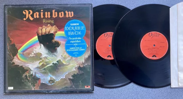 Rainbow Rising Rising / Ritchie Blackmore's double pack vinyl 1976 Original