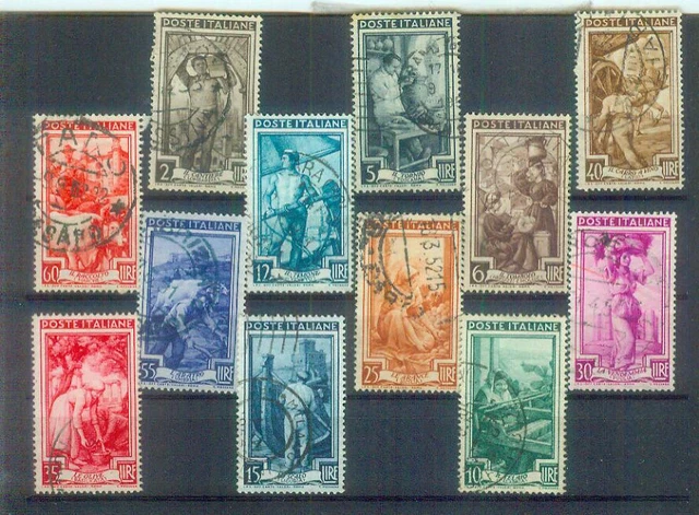 Lot Briefmarken aus Italien