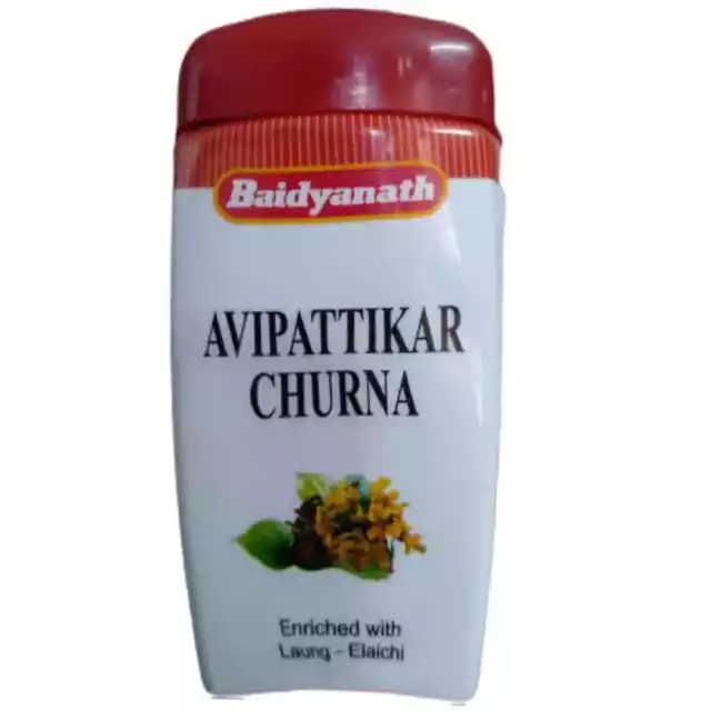 100% Natural Baidyanath Ayurveda Avipattikar Churna  Acidity Constipation 120g