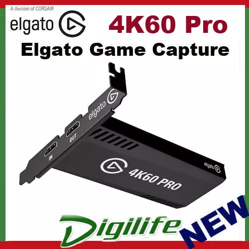 Elgato Game Capture 4K60 Pro Mk.2 Pcie Capture Card Superior Low Latency