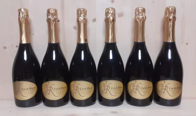 6 bottiglie Prosecco Superiore Conegliano Valdobbiadene DOCG  - Col di Rocca