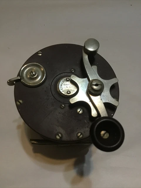 Vintage Edward Vom Hofe 621 6/0 German Silver Reel New York Lot F9 Vintage Edward Vom Hofe 621 6/0 German Silver Reel New York Lot F9