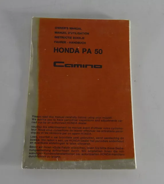 Mode D 'em Ploi / Pilote Manuel Honda Pa 50 Camino Support 05/1978