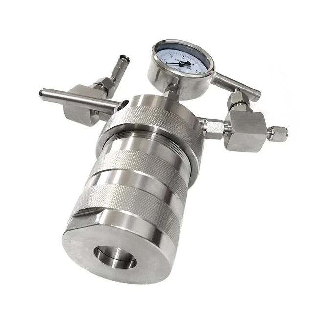 HYDROTHERMAL SYNTHESIS AUTOCLAVE Reactor vessel +inlet outlet gauge ...