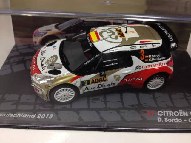 1/43 Citroen Ds3 Wrc Rally Alemania 2013 Sordo Ixo Rally Modelismo Coche