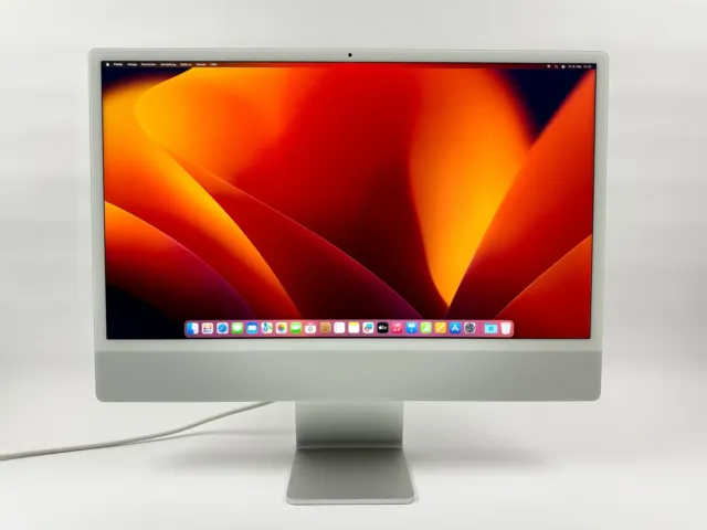 Apple iMac 24" M1 8-Core CPU 8-Core GPU 8GB RAM 512 GB SSD SILBER refurbished