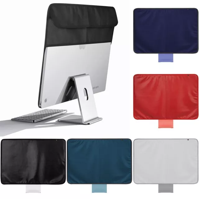 Case Back Pocket Display Cover PU Leather Dustproof For Apple 24 Inch IMac