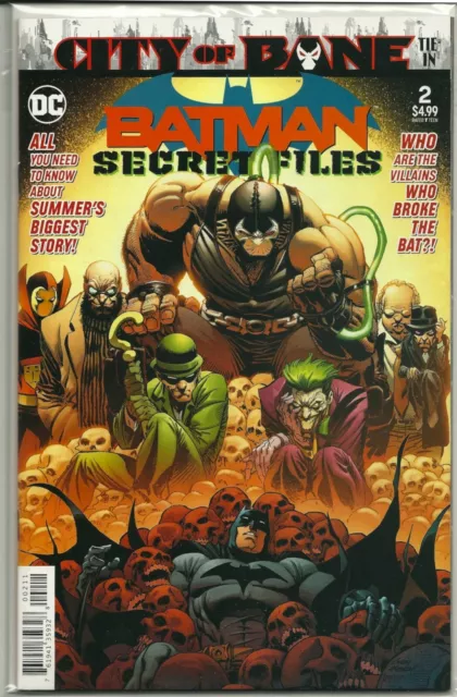 Batman Secret Files #2! Nm! City Of Bane! First Print!